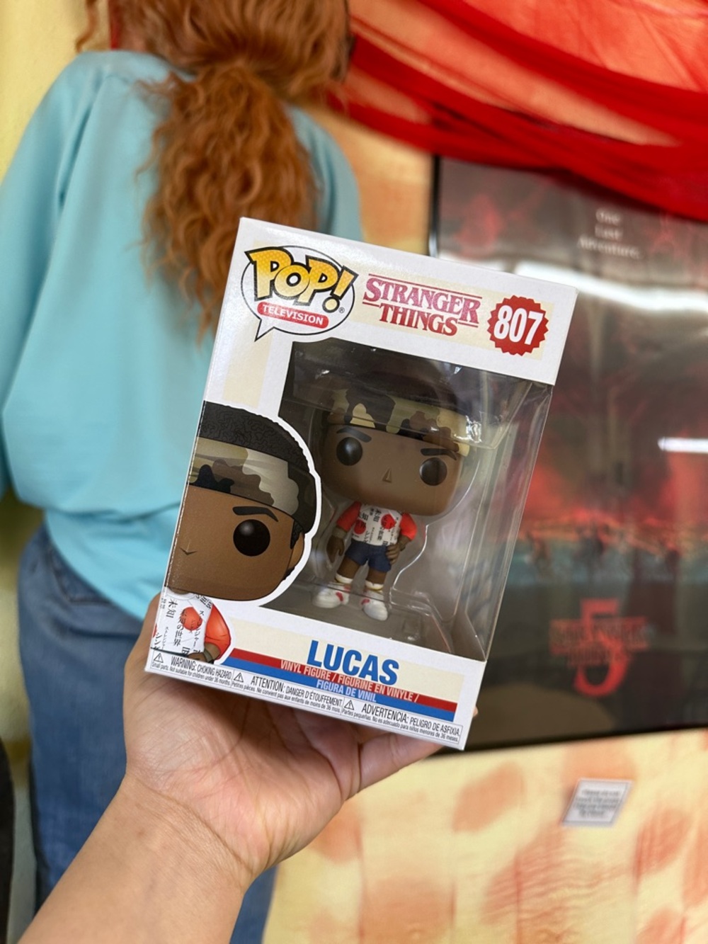 Funko Lucas Pop! Figure — Red, White, Blue